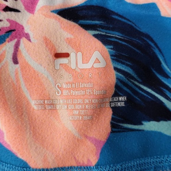 Fila Sport Womens Tropical Floral Activewear Leggings Size Small Athletic Active - Picture 5 of 11